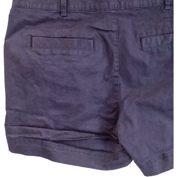 GAP Mid-Rise 4" Inseam Khaki Chino Shorts (681390) NAVY BLUE Women's 12 Petite - Picture 4 of 7